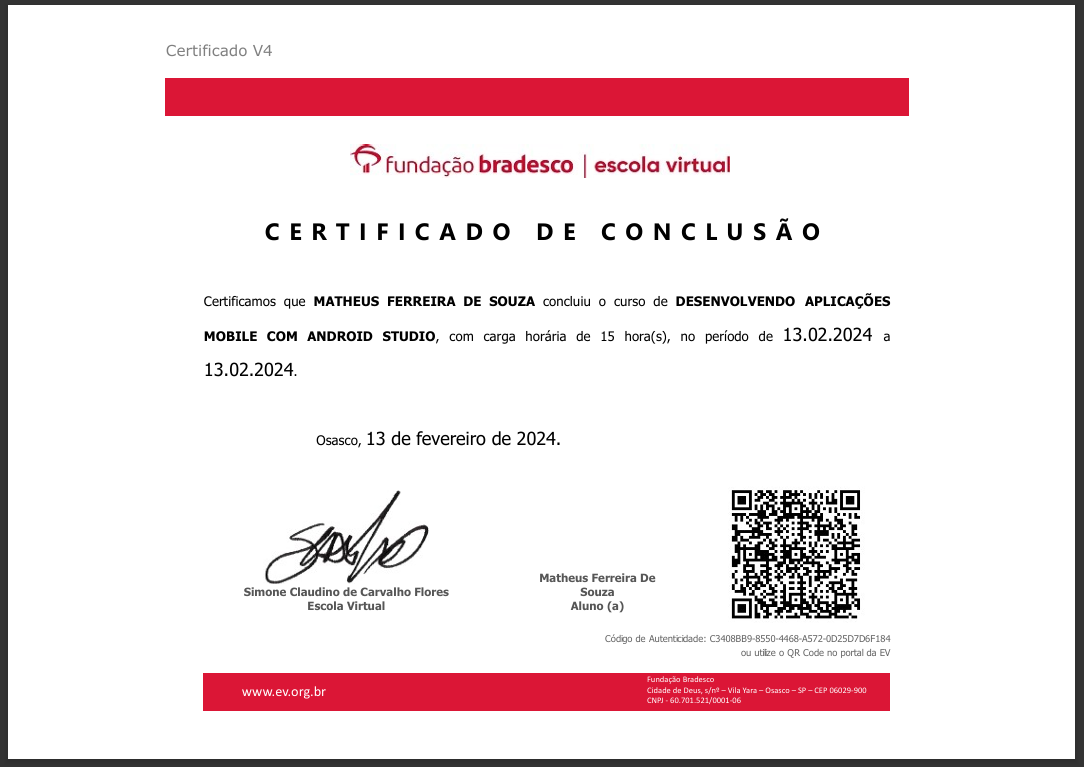 Certificado Android Studio