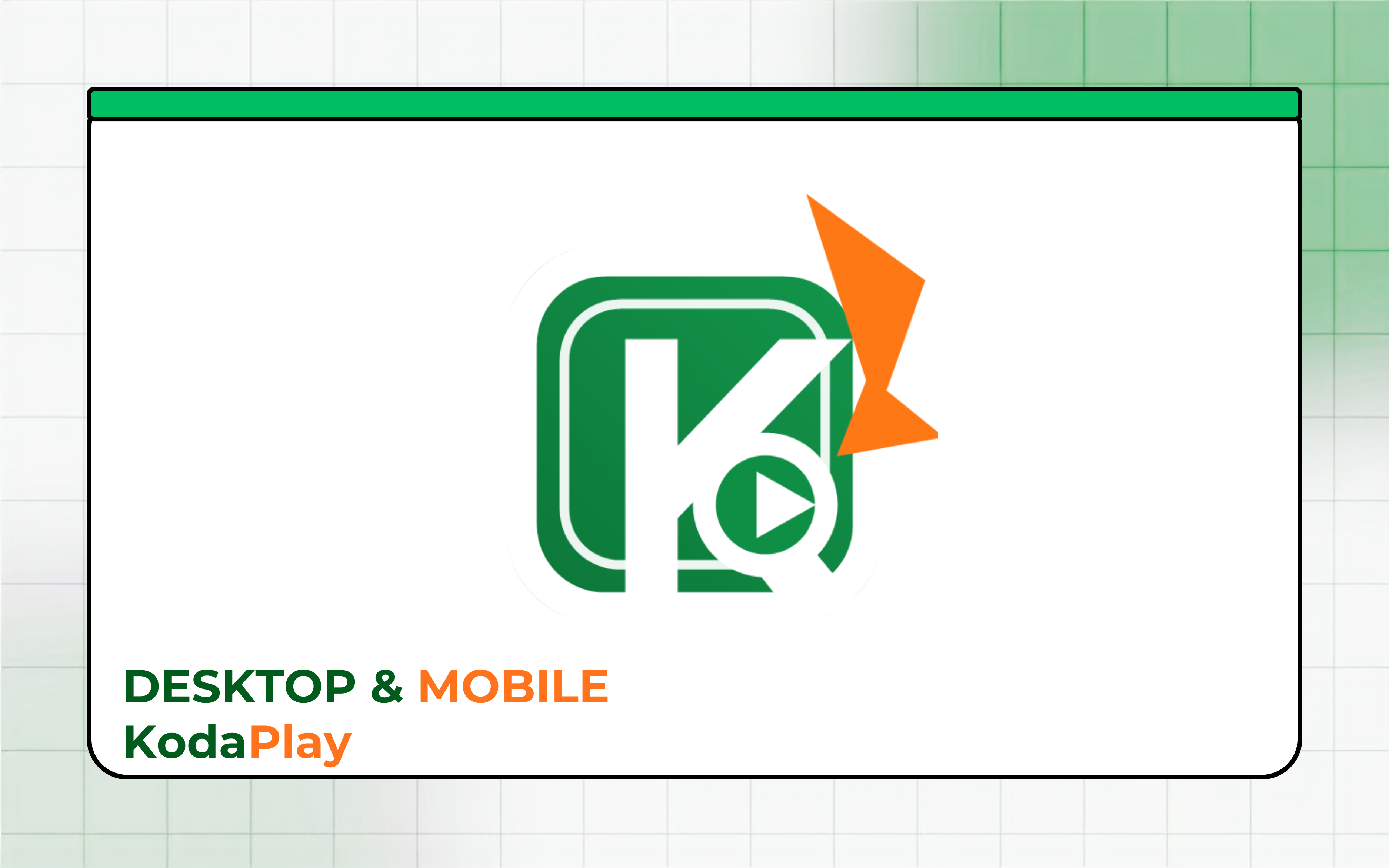 Tela visual do projeto KodaPlay